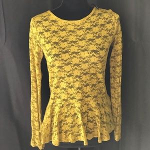 H&M divided peplum top